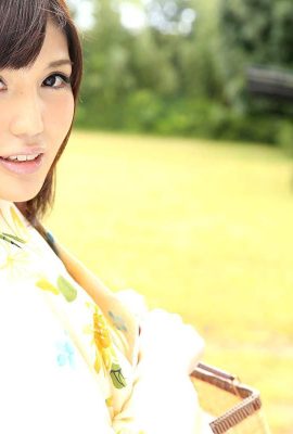(آریگا یونا) دوست دختر مو کوتاه من را با کیمونو در فضای باز لعنت کرد (87P)