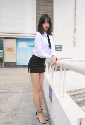 [مجموعه اینترنتی]مرکز خرید عکاسی خیابان چنگ‌شنگ زنان زیبا با پاهای بلند و لباس‌های ابریشمی را به فروش می‌رساند[100P]
