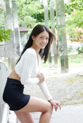 [مجموعه اینترنتی]دختر پاهای زیبای تایوانی – سینتیا مینگ شیکسی زیبای پا بلند تیراندازی در فضای باز (1) (116P)