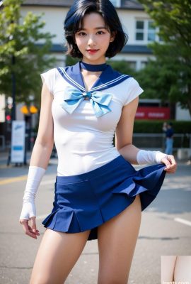 نسل هوش مصنوعی ~AiMakeGirl-Ami Mizuno (دختر مبارز زیبا)