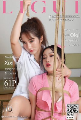(LiGui) 2023.10.12 “Angel Love” Qiqi & Xixi (63P)