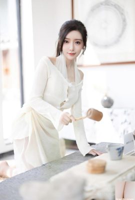 عکس های با کیفیت بالا مدل زیبایی خلق و خو وانگ سینیائو (15P)