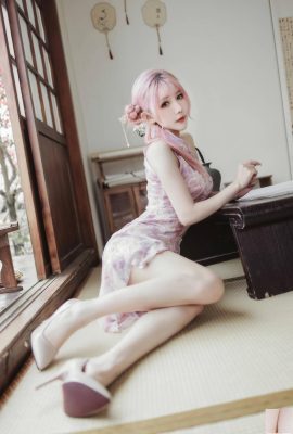 (مجموعه آنلاین) Welfare Girl Fairy Moon “Pink Cheongsam” VIP اختصاصی کامل (23P)