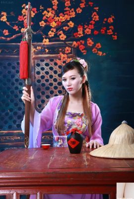 عکس خصوصی Si Daiyuan، زنی زیبا با لباس قدیمی (87P)