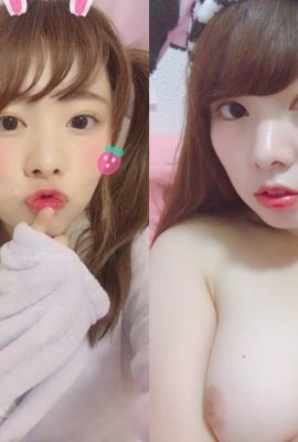 دختر 19 ساله ژاپنی با سینه درشت خودزنی می کند (15P)