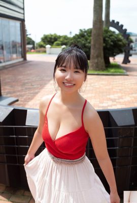(Benxi Youba) یک دختر با پوست روشن با سینه های زیبا عکس می گیرد و بدن برازنده خود را نشان می دهد (26P)