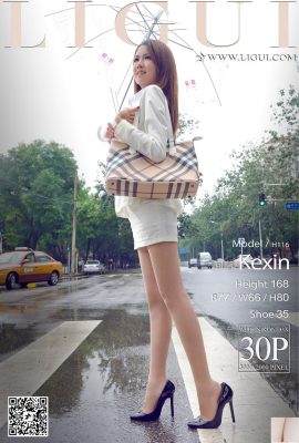 (LiGui Internet Beauty) 2017.08.08 مدل Kexin OL کفش پاشنه بلند و پاهای زیبا (31P)