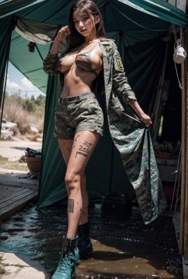 زن سرباز سکسی 2