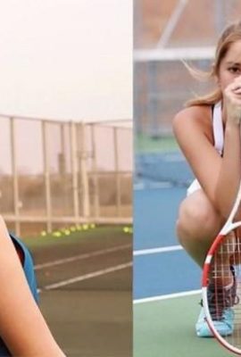 “اما واتسون” تنیس در سن 15 سالگی بزرگ می شود! پاهای بلند باورنکردنی پری هنگام بازی با توپ باعث ایجاد شور و هیجان در دنیای تنیس شد ~Makenzie Raine