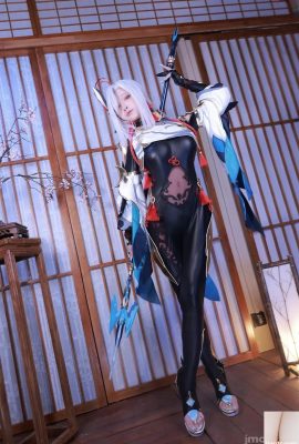 水淼آکوا cosplay Shenhe – Genshin Impact (90P)