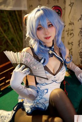 (مجموعه آنلاین) انحصاری VIP دختر رفاهی Xue Xue Ya's “Blue and White Porcelain Cheongsam” VIP (53P)