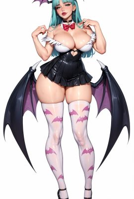 Lustfulwaifux -Morrigan Aensland (AL تولید شده) * Patreon * 1