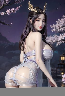 (AI تولید شده) Tianfox Pairy Tulle 2 کامل