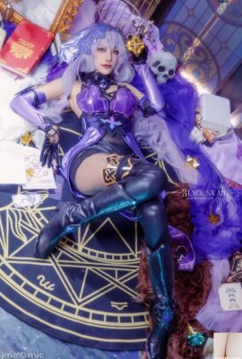 byoru cosplay_black_swan _-_ honkai_star_rail (31p)