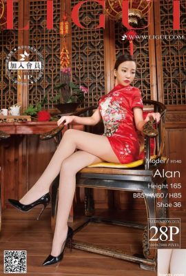 (زیبایی شبکه Ligui) شماره 395 پاهای پاشنه بلند آلن خرد شده (29p)