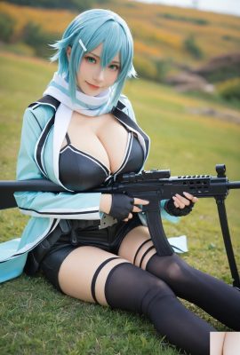 ★Pixiv★ (Kaiysx) Asada Shino Sword Art Online Girl Dragon